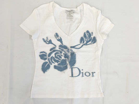 Christian Dior Galliano Denim T-shirt Galliano period