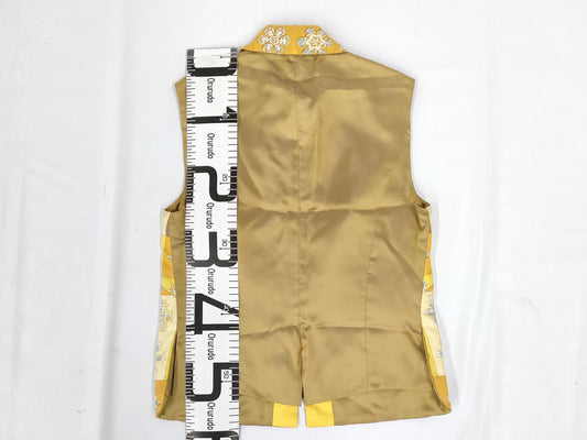 HERMES Padded Down Vest, Margiela Period, Twill Reine, Size 38