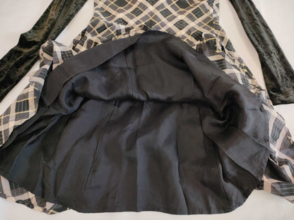 Christian Dior Velvet Check Dress