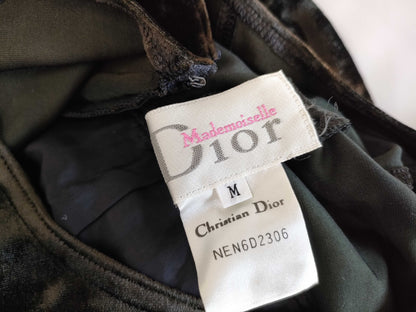 Christian Dior Velvet Check Dress