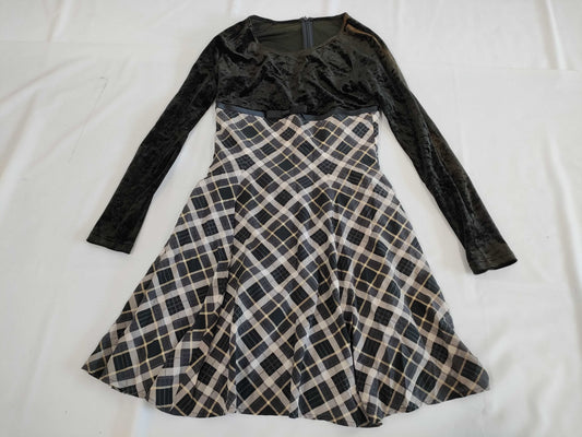 Christian Dior Velvet Check Dress