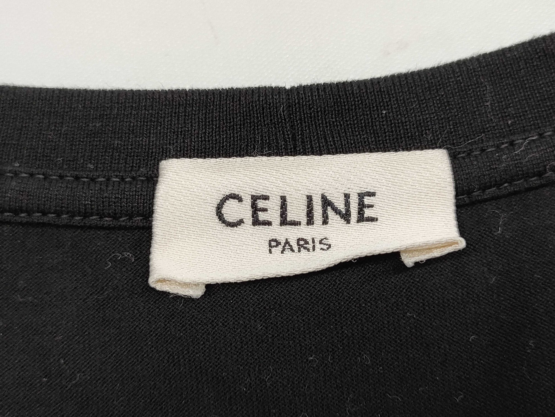 CELINE T-shirt Black with current tag