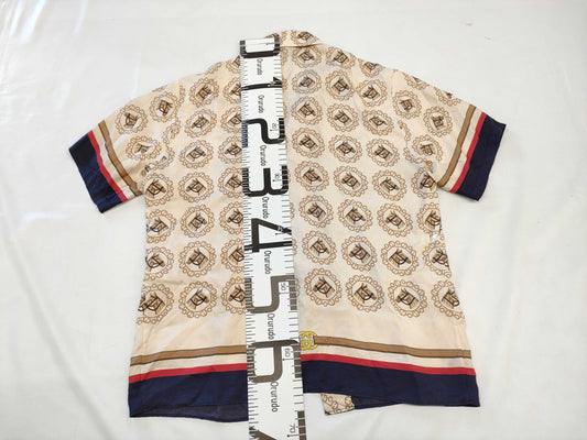 GUCCI Horse Shirt Men's Horse Silk