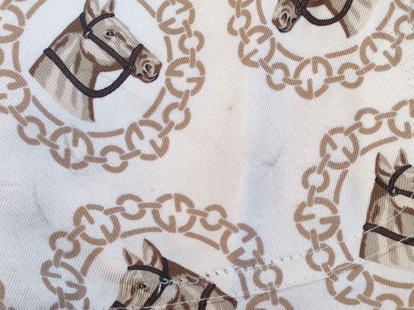 GUCCI Horse Pants Silk Men's