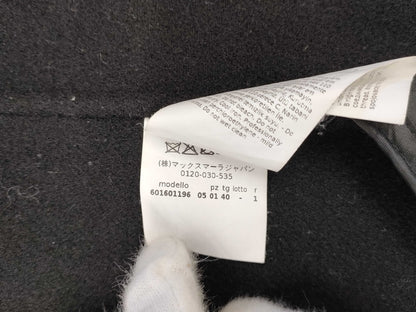 MaxMara CUCITO A MANO Double-Face Belted Coat, Size 40