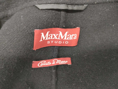 MaxMara CUCITO A MANO Double-Face Belted Coat, Size 40