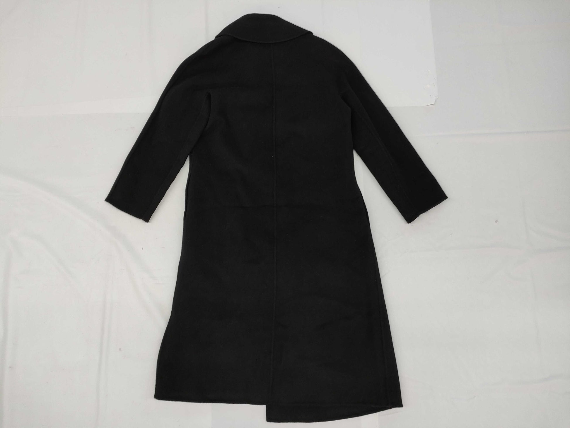 MaxMara CUCITO A MANO Double-Face Belted Coat, Size 40