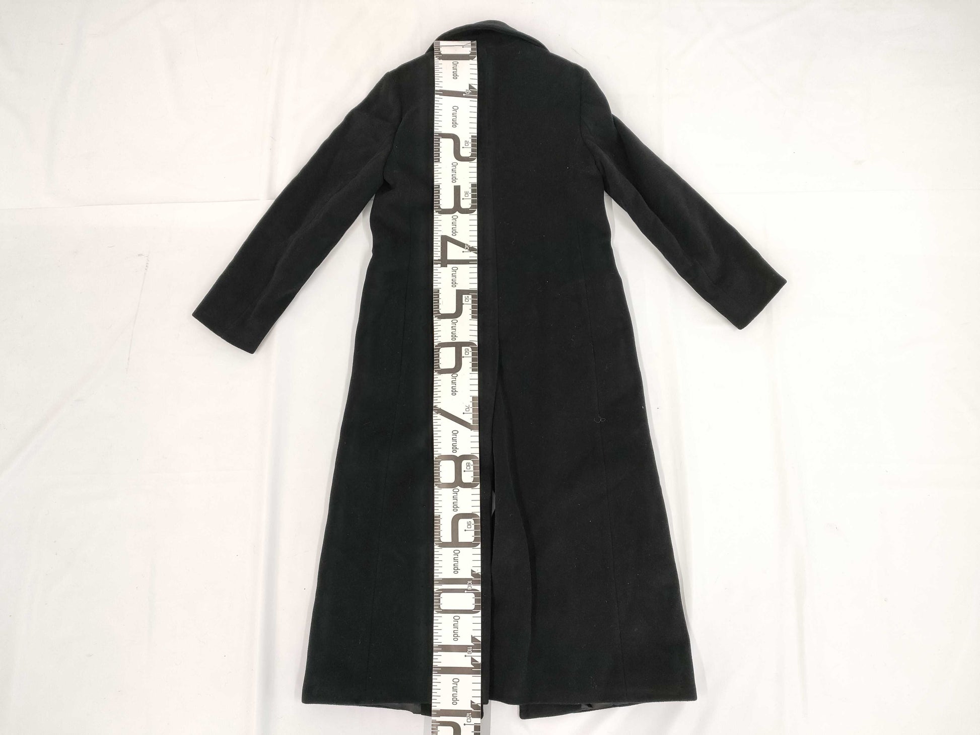 MaxMara MAX&Co. Angora Maxi Coat, Black, Size 38