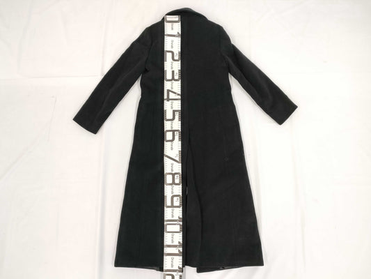 MaxMara MAX&Co. Angora Maxi Coat, Black, Size 38