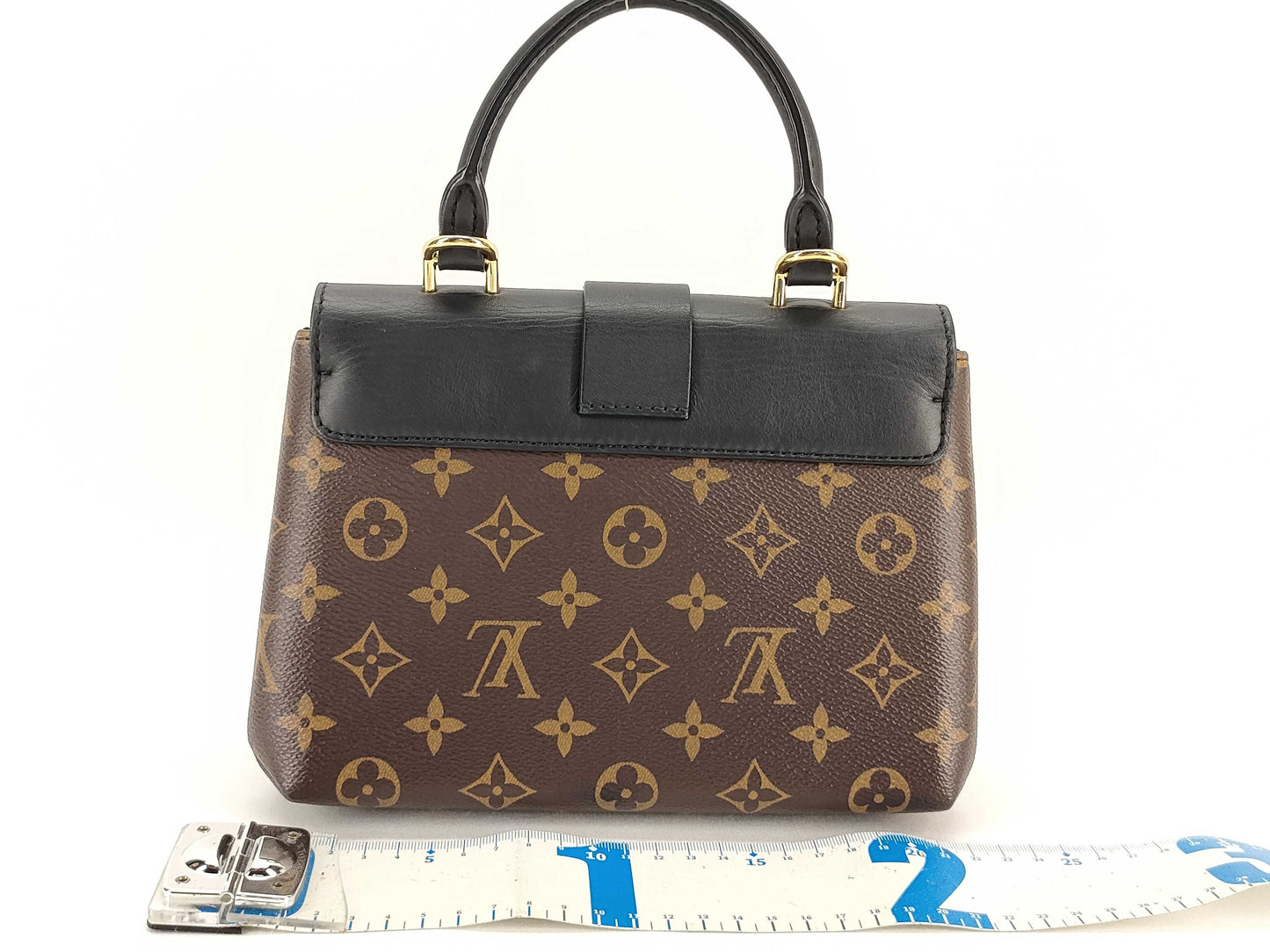 LOUIS VUITTON Rocky BB Monogram Black Shoulder Bag Handbag