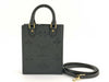 LOUIS VUITTON Monogram Empreinte Petite Sac Plat Handbag M81417 Black Tote Bag
