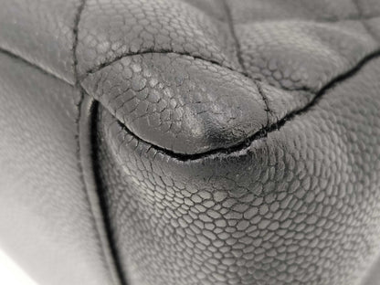 CHANEL Caviar Skin Coco Mark GST Shoulder Tote Bag