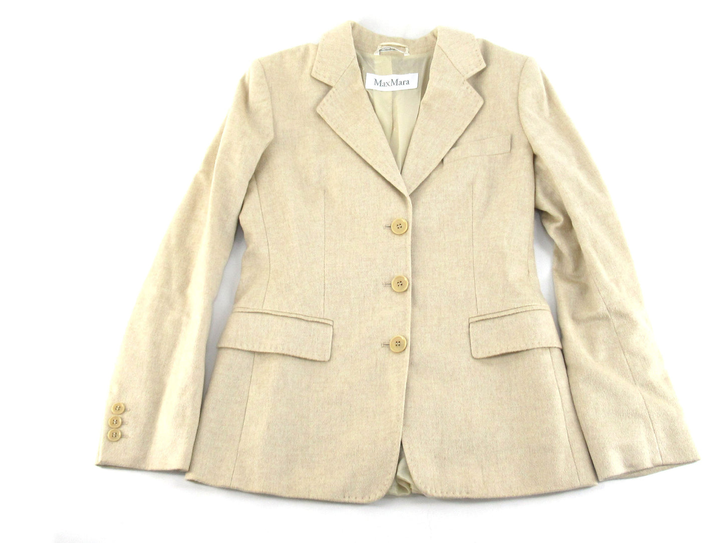 Max Mara Max Mara White Tag 100% Cashmere Jacket Size 40