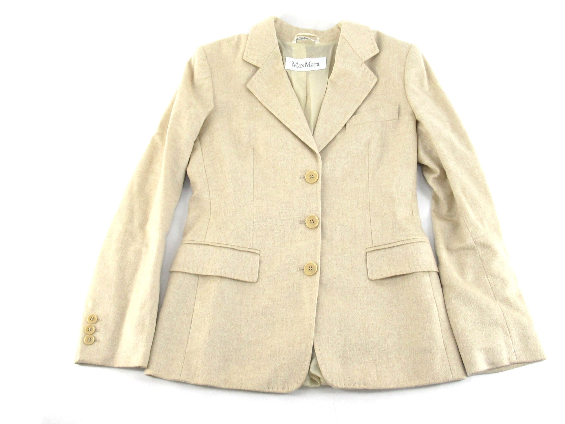 Max Mara Max Mara White Tag 100% Cashmere Jacket Size 40