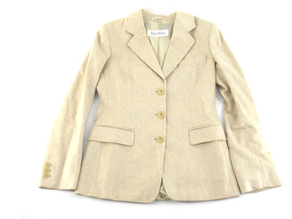 Max Mara Max Mara White Tag 100% Cashmere Jacket Size 40