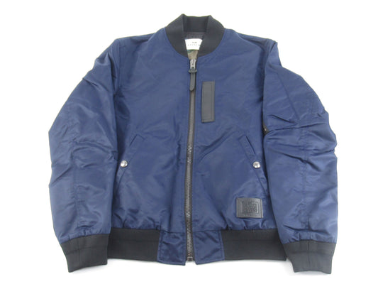 COACH COACH Camouflage MA-1 Blouson Navy Jacket