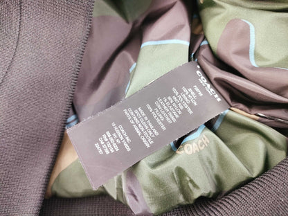 COACH COACH Camouflage MA-1 Blouson Navy Jacket