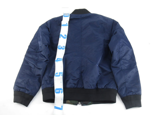 COACH COACH Camouflage MA-1 Blouson Navy Jacket
