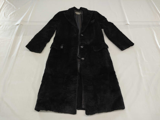 Salvatore Ferragamo Ferragamo Lapin Rabbit Fur Long Coat Size 42