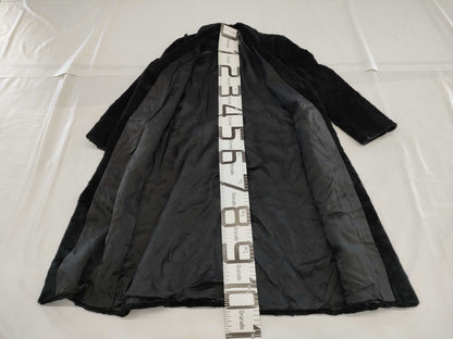 Salvatore Ferragamo Ferragamo Lapin Rabbit Fur Long Coat Size 42