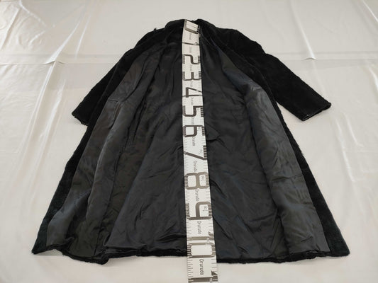 Salvatore Ferragamo Ferragamo Lapin Rabbit Fur Long Coat Size 42