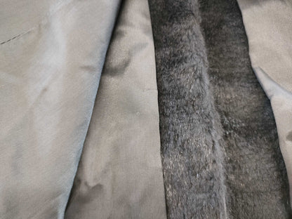 Salvatore Ferragamo Ferragamo Lapin Rabbit Fur Long Coat Size 42