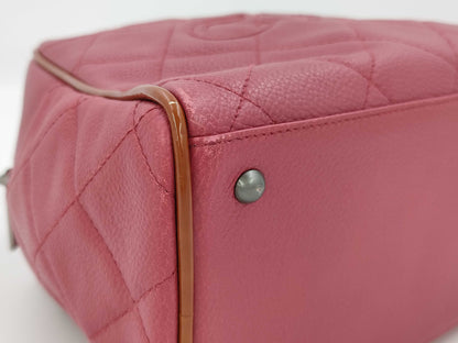 CHANEL Caviar Skin Boston Bag