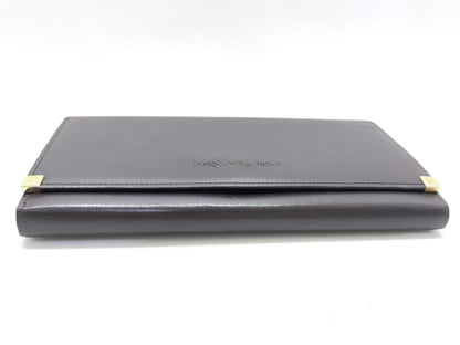 Yves Saint Laurent YSL Leather Long Wallet