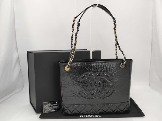 CHANEL Chain Tote Bag Black 30430721 Warranty Bag Box Tote Bag