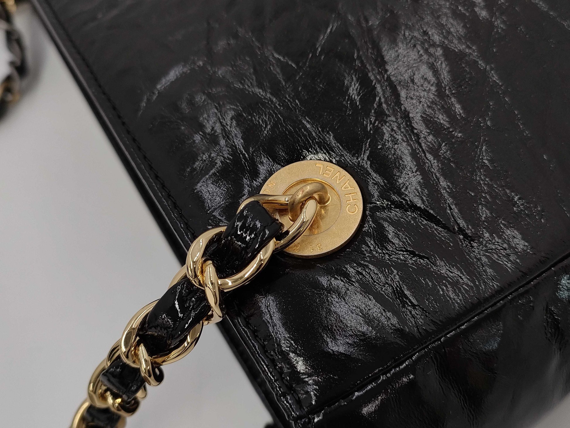 CHANEL Chain Tote Bag Black 30430721 Warranty Bag Box Tote Bag