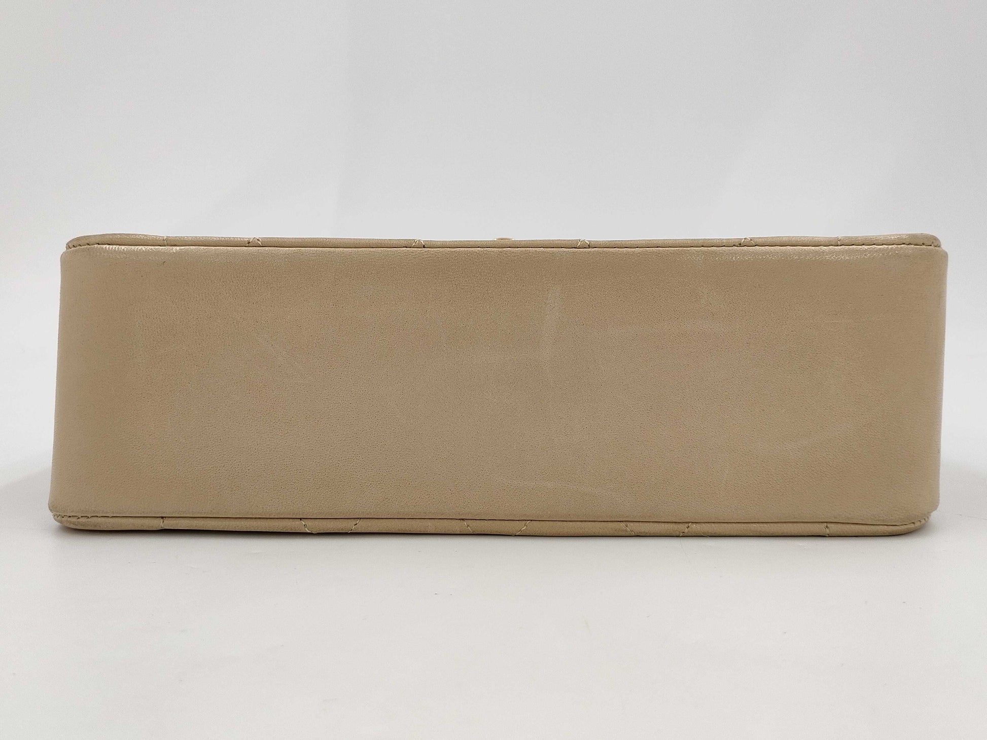 CHANEL Diana Flap Chain Bag, Beige, 23cm, Lambskin, Strap Thread, No Seal, Warranty Card Included, 2046331, Shoulder Bag
