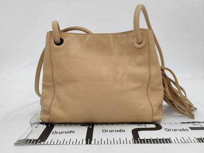 CHANEL Fringe Tortoiseshell Shoulder Bag