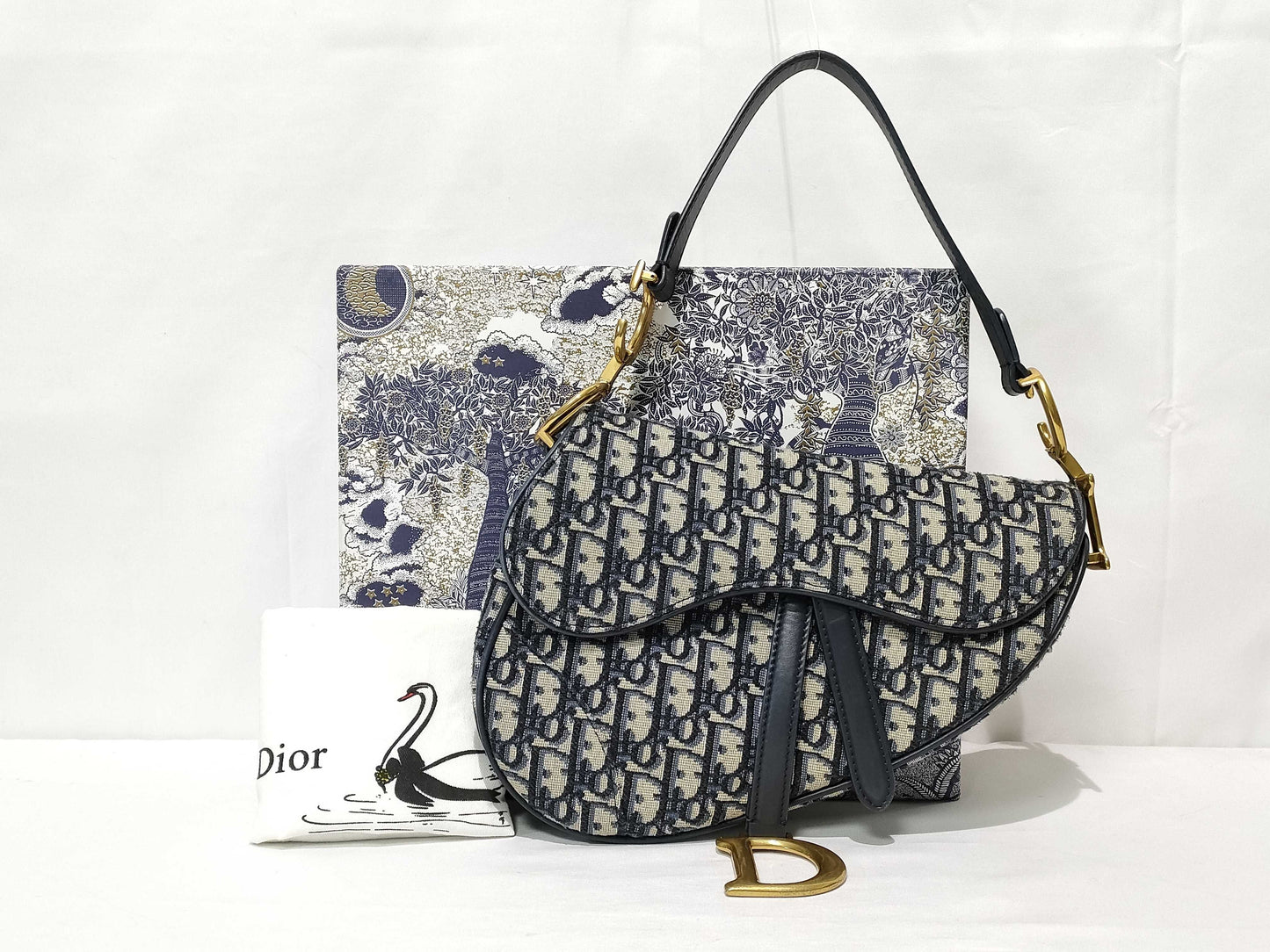 Dior Bag Dior Saddle Bag Navy Box Bag Shoulder Bag