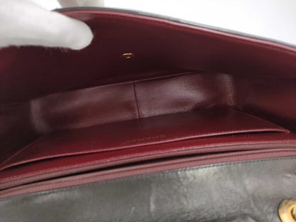 CHANEL Mademoiselle Lambskin Black Shoulder Bag