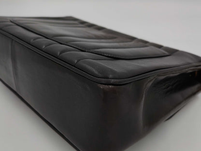CHANEL Mademoiselle Lambskin Black Shoulder Bag