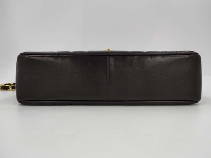 CHANEL Mademoiselle Lambskin Black Shoulder Bag