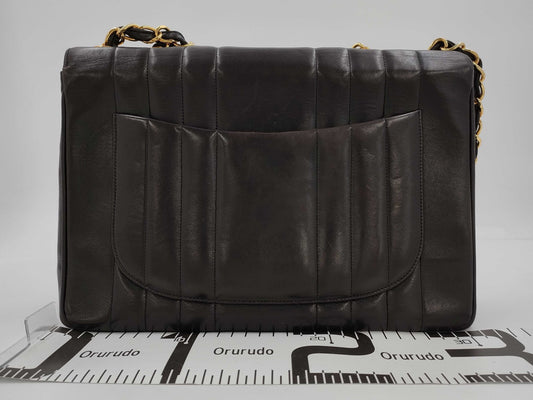 CHANEL Mademoiselle Lambskin Black Shoulder Bag