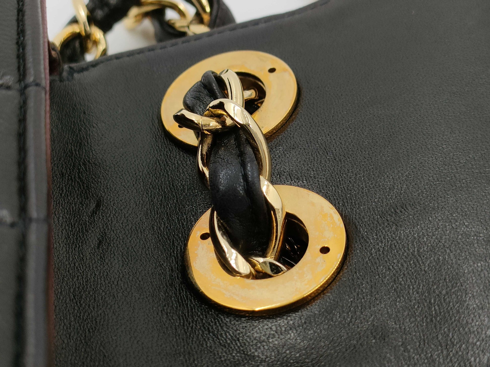 CHANEL Mademoiselle Lambskin Black Shoulder Bag
