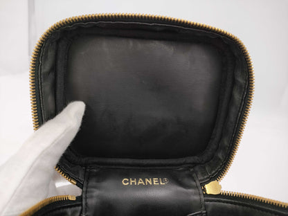 CHANEL Vanity Bag, Black Caviar, 6899926, Handbag