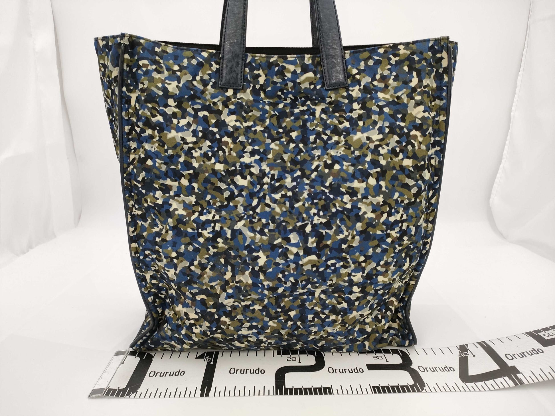 Dior Fendi Monster Nylon Camouflage Tote Bag
