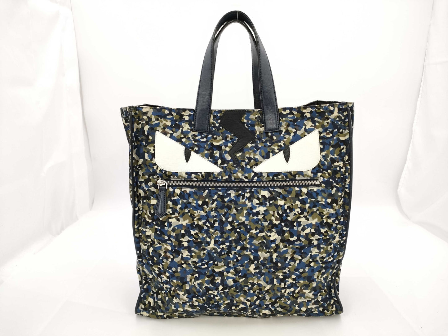 Dior Fendi Monster Nylon Camouflage Tote Bag