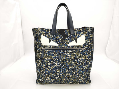 Dior Fendi Monster Nylon Camouflage Tote Bag