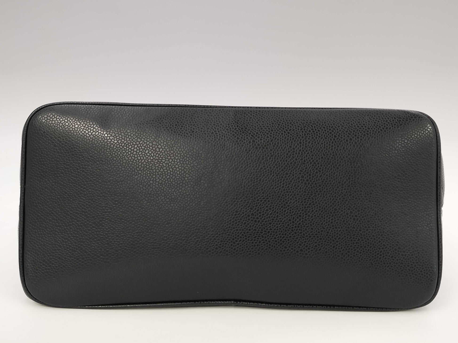 CHANEL Caviar Leather Reissue Tote Bag, Gold Hardware, Black, No. 10