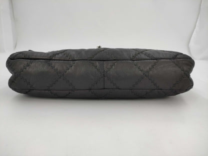 CHANEL CHANEL Chain Shoulder Bag, Gray, Silver Hardware, G Card, Seal, Quilted Shoulder Bag