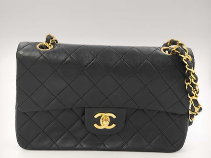 CHANEL Matelasse Lamb W-Flap 23 Chain Shoulder Bag