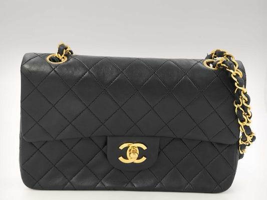 CHANEL Matelasse Lamb W-Flap 23 Chain Shoulder Bag