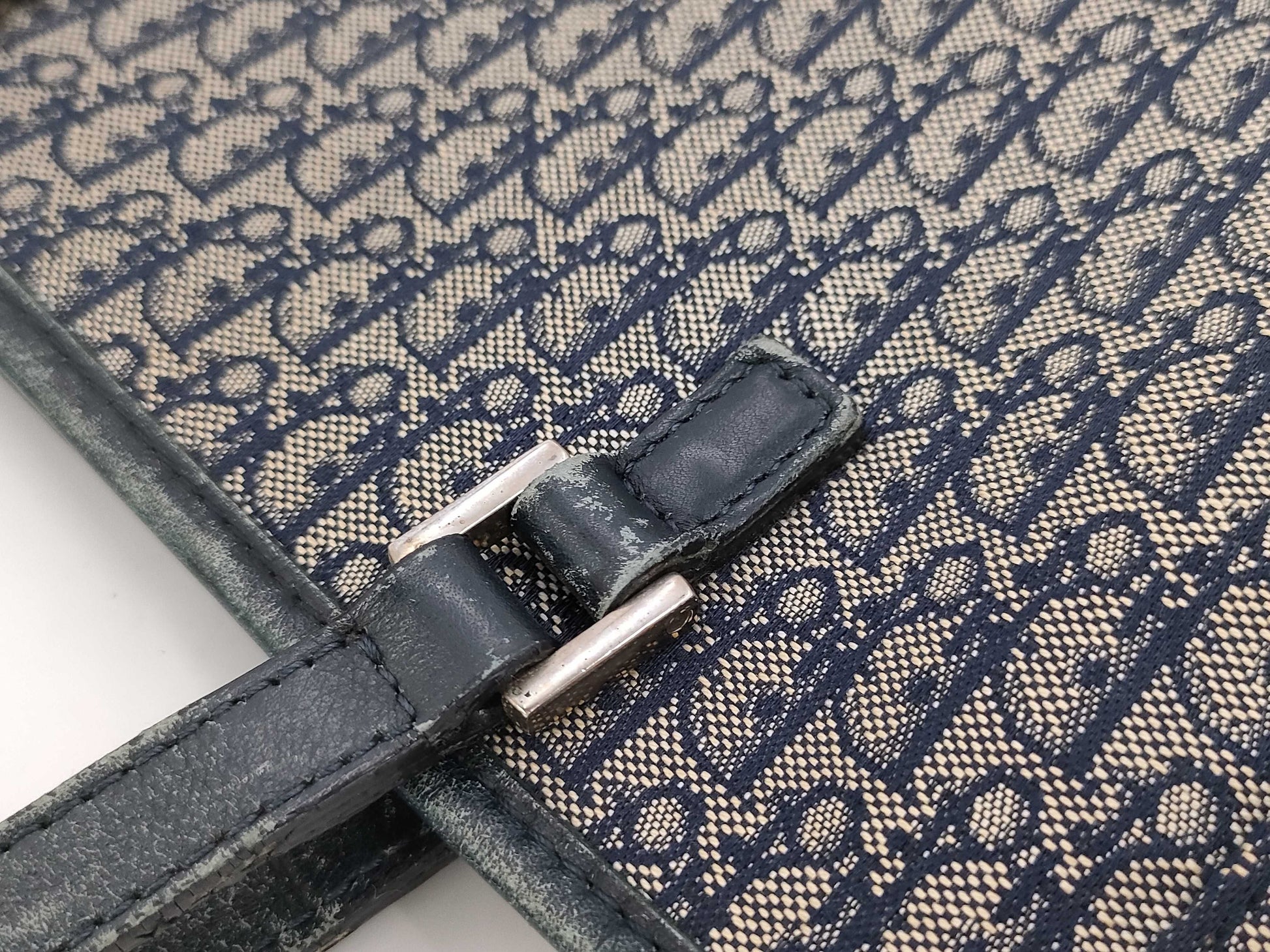 Dior Trotter Navy Tote Bag