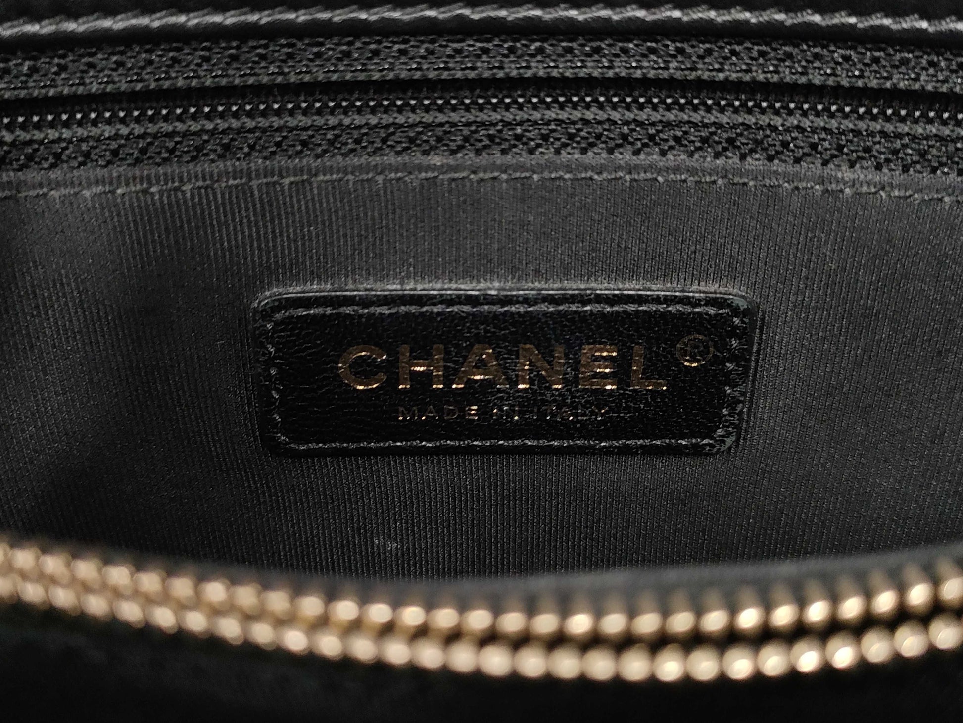 CHANEL Coco Handle 33 M Boa 2-Way Handbag, Black, Gold Hardware, 23284354, 23 Series, A92992, Handbag