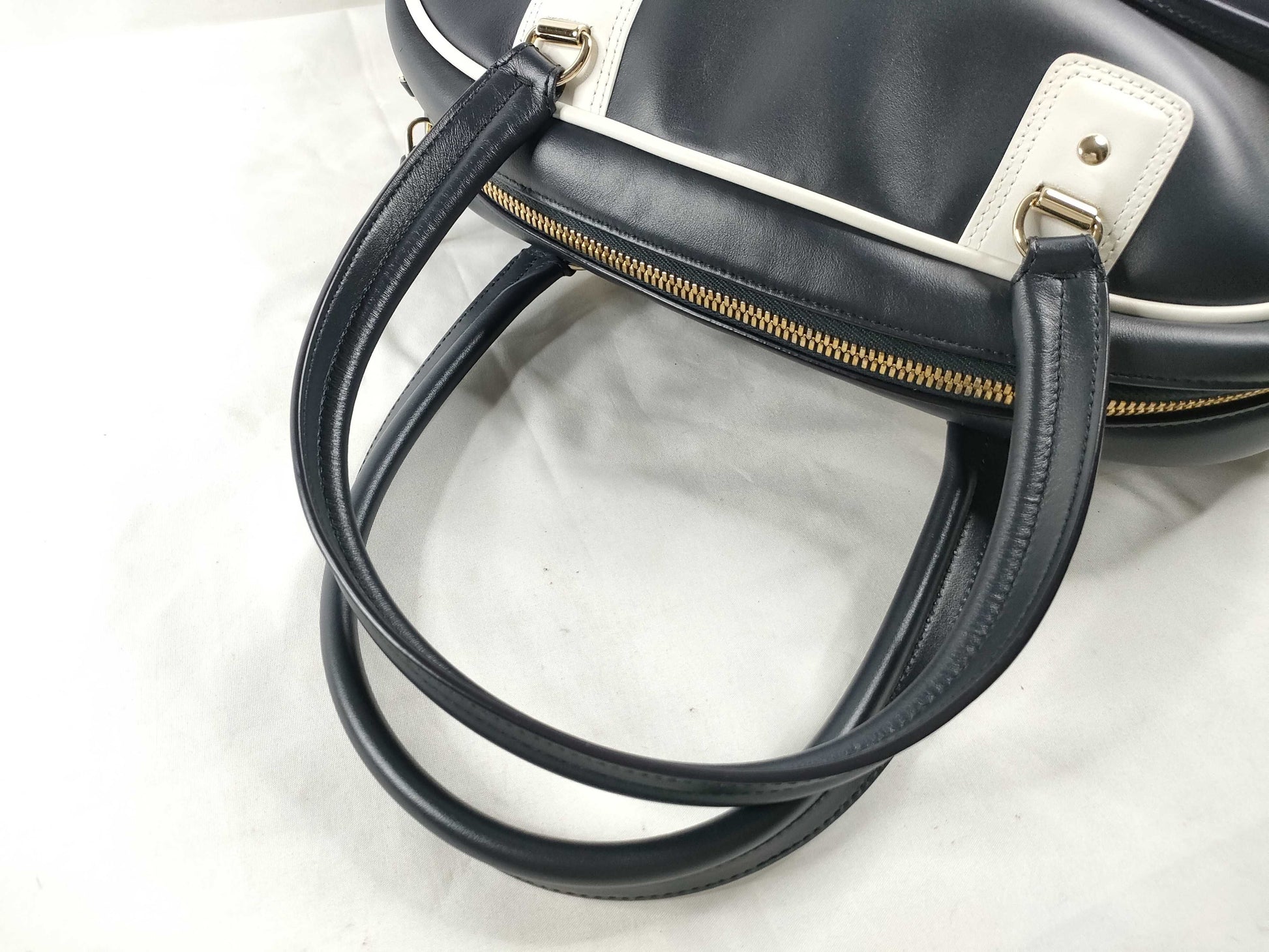 Dior Leather Bowling Boston Bag Boston Bag
