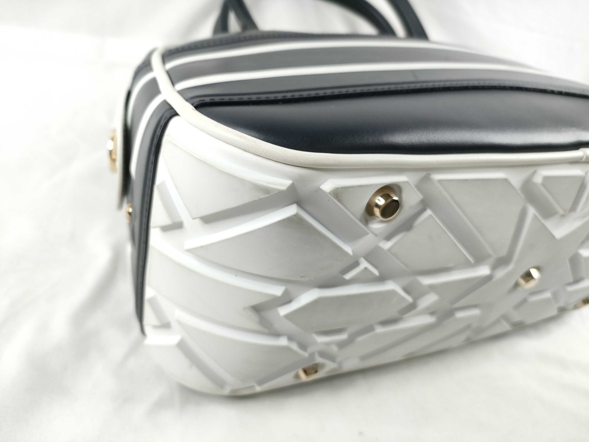 Dior Leather Bowling Boston Bag Boston Bag